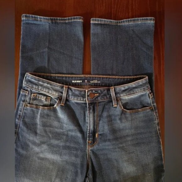 Old Navy Midrise Kicker boot cut jeans size 10 tall - Picture 2 of 5